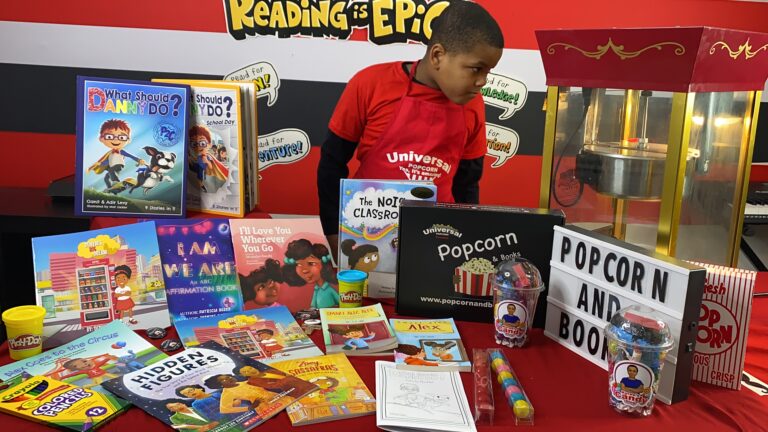Karter Johnson creates Popcorn & Books transforming literature.